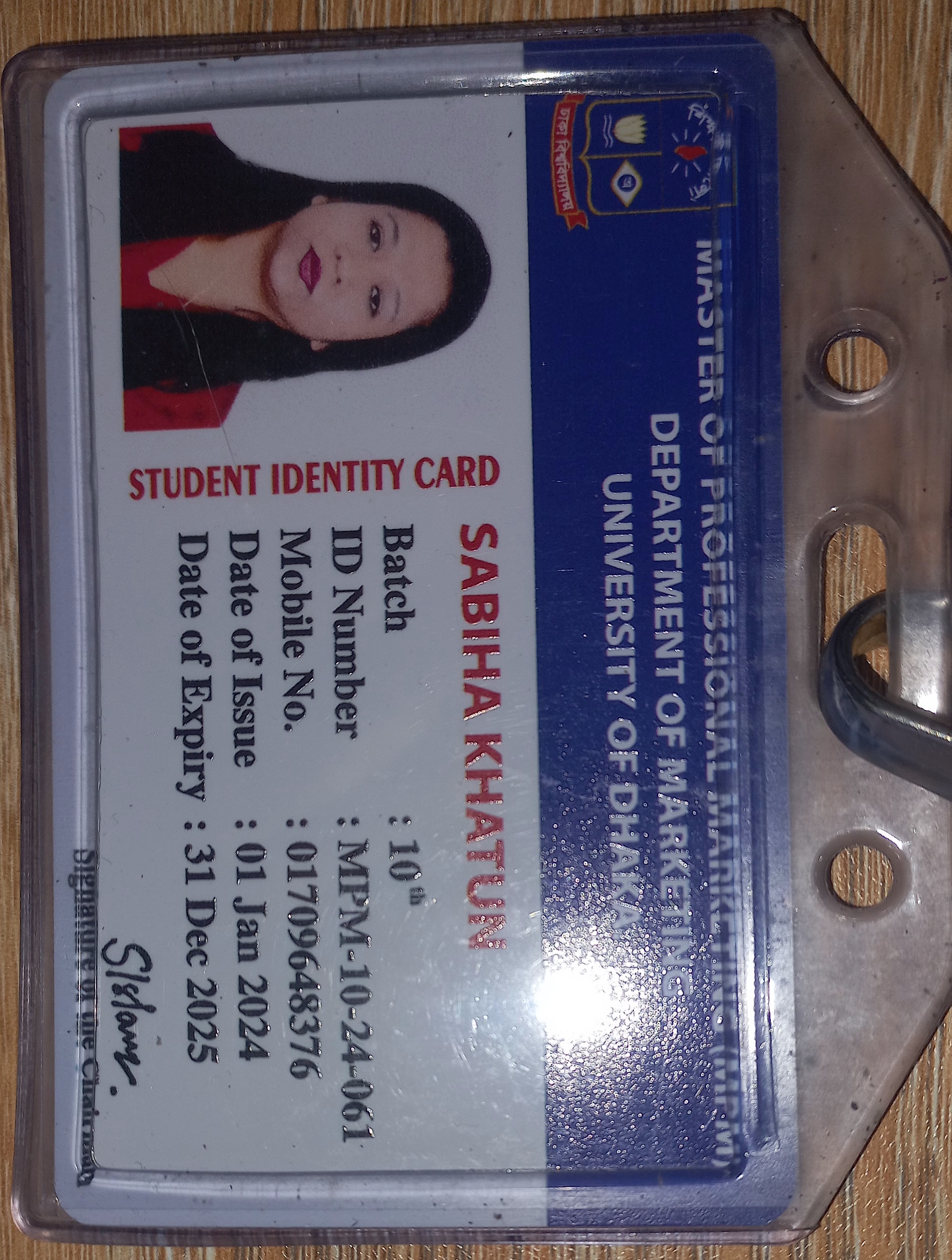 SABIHA KHATUN